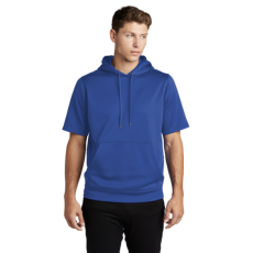 Sport-Tek  Sport-Wick Fleece Short Sleeve Hooded Pullover